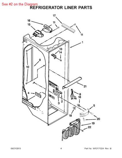 Picture of Whirlpool ESCUTCHEON - Part# 2194744