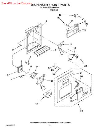 Picture of Whirlpool SWITCH - Part# 2198621