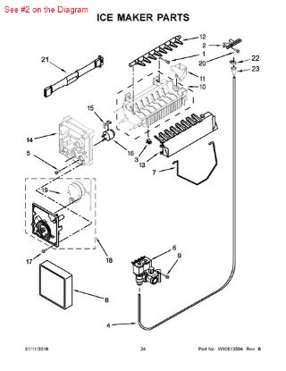 Picture of Whirlpool CHUTE - Part# 2209774
