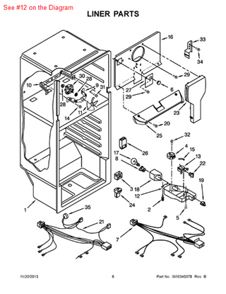 Picture of Whirlpool CONTRL-BOX - Part# 2215213