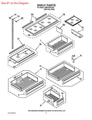 Picture of Whirlpool PAN-CRISPR - Part# 2256375