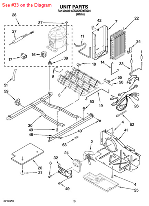 Picture of Whirlpool HEATER - Part# 2313330