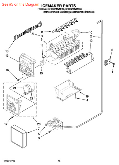 Picture of Whirlpool VALVE-INLT - Part# 2317200