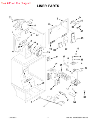 Picture of Whirlpool BIMETL-DEF - Part# 2321814