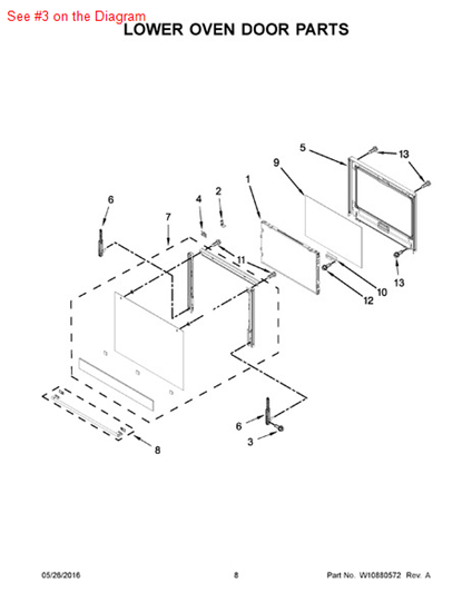 Picture of Whirlpool SCREW - Part# 3196183