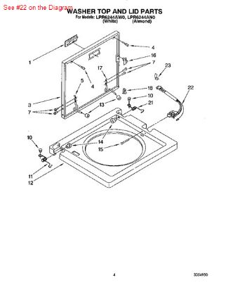 Picture of Whirlpool SWITCH - Part# 3355805