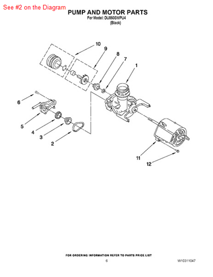 Picture of Whirlpool SEAL - Part# 3369031