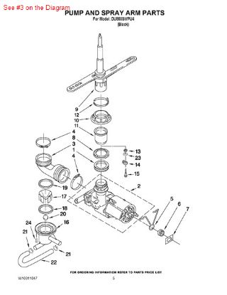 Picture of Whirlpool HOSE - Part# 3369035