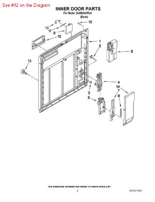 Picture of Whirlpool SCREEN - Part# 3371710