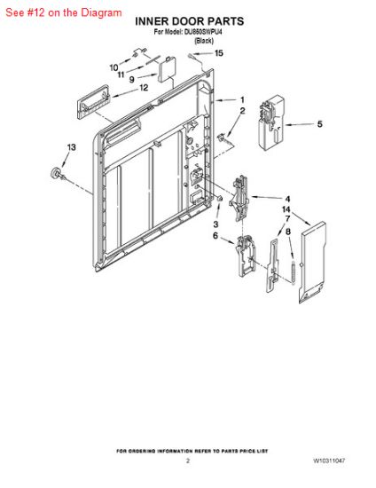 Picture of Whirlpool SCREEN - Part# 3371710