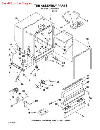 Picture of Whirlpool SPRING - Part# 3373228
