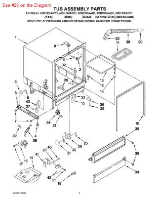 Picture of Whirlpool SPRING - Part# 3374343