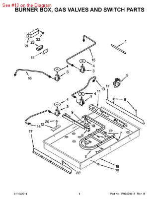 Picture of Whirlpool SCREW - Part# 3400806