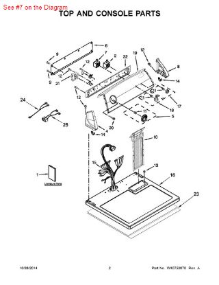 Picture of Whirlpool SWITCH - Part# 3405152