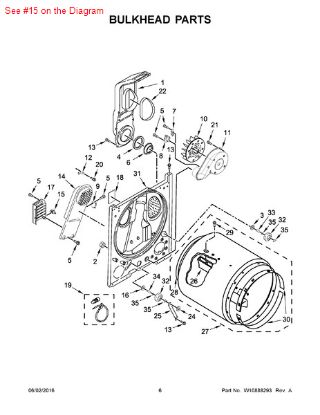 Picture of Maytag Whirlpool Magic Chef KitchenAid Roper Norge Sears Kenmore Admiral Amana Clothes Dryer High Limit Fixed Thermostat L250-80 - Part# 3977767