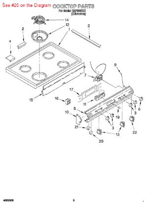 Picture of Whirlpool SWITCH-RCK (BLACK) - Part# 4314961