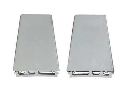 Picture of Whirlpool Jenn-Air KitchenAid Maytag Roper Admiral Sears Kenmore Norge Magic Chef Amana Refrigerator Shef Bar End Cap Kit - 2 Pack - White - Part# 4388286