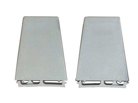 Picture of Whirlpool Jenn-Air KitchenAid Maytag Roper Admiral Sears Kenmore Norge Magic Chef Amana Refrigerator Shef Bar End Cap Kit - 2 Pack - White - Part# 4388286
