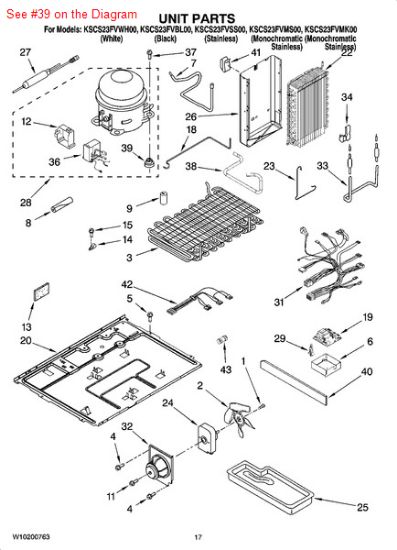 Picture of Whirlpool MOUNT-KIT - Part# 4388295