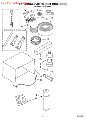 Picture of Whirlpool BEND-RETRN - Part# 4388784