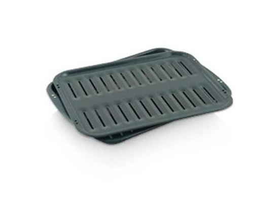 Picture of Whirlpool Maytag Large Gray Porcelain Broil Pan Set - Part# 4396923