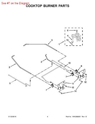 Picture of Whirlpool P1-VALVE-BRNR - Part# 4456816