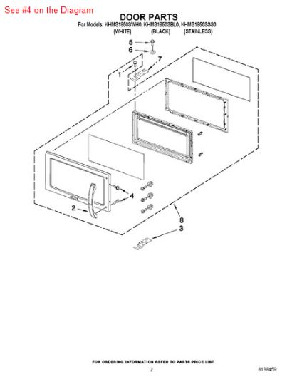 Picture of Whirlpool SCREW - Part# 8169479