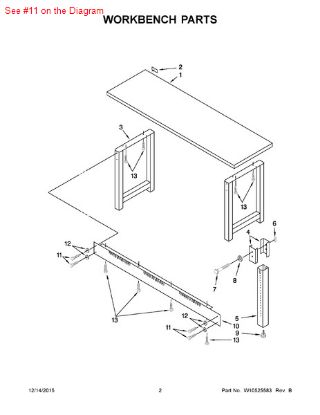 Picture of Whirlpool BOLT - Part# 8204624