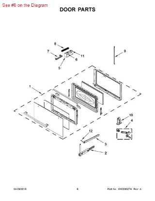 Picture of Whirlpool SPRING - Part# 8205685