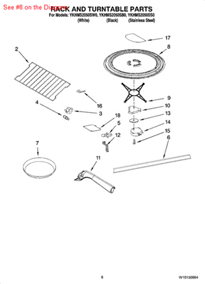 Picture of Whirlpool TRAY-COOK - Part# 8205992