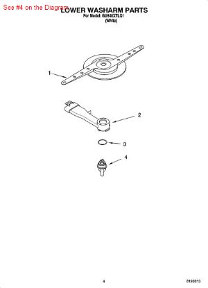 Picture of Whirlpool SUPORT-ARM - Part# 8268316