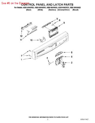 Picture of Whirlpool HANDLE - Part# 8269326