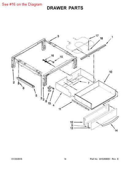 Picture of Whirlpool SENSOR - Part# 8274149
