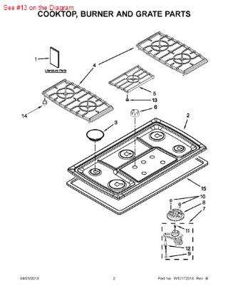 Picture of Whirlpool GROMMET - Part# 8286452