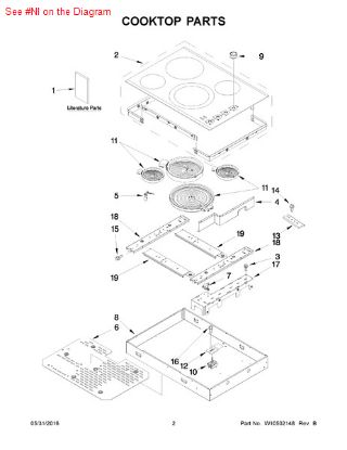 Picture of Whirlpool TAPE - Part# 8286642