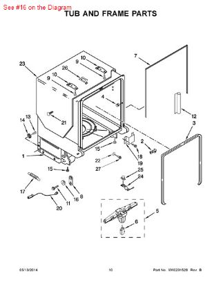 Picture of Whirlpool P1-WHEEL - Part# 8524474