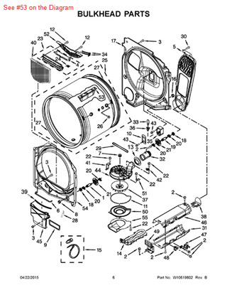 Picture of Whirlpool BAFFLE-DRM - Part# 8563860
