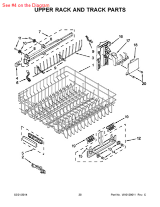 Picture of Whirlpool STOP - Part# 8573954