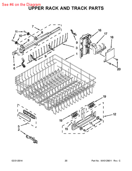 Picture of Whirlpool STOP - Part# 8573954
