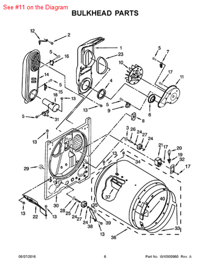 Picture of Whirlpool HOUSING - Part# 8577230