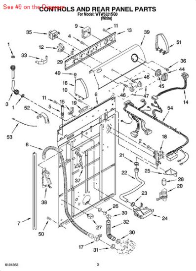 Picture of Whirlpool TIMER - Part# 8579446