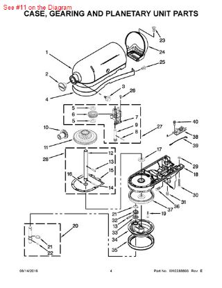 Picture of Whirlpool GEAR-CENTR - Part# 9709627