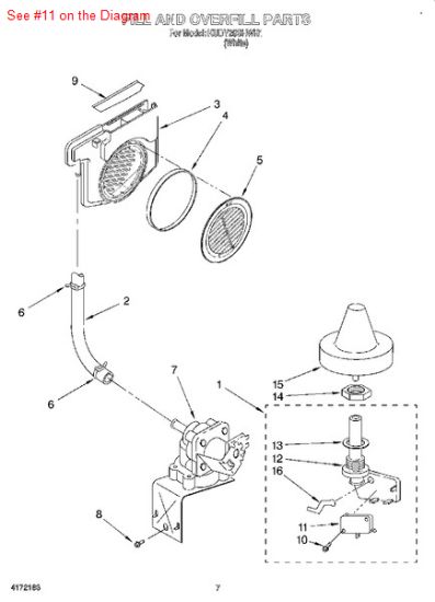 Picture of Whirlpool SWITCH - Part# 9743413