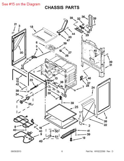 Picture of Whirlpool CLIP - Part# 9761517