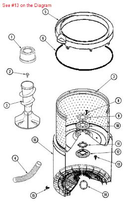 Picture of Whirlpool SCREW - Part# 22002947