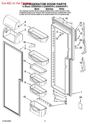 Picture of Whirlpool MOUNT - Part# 67006852