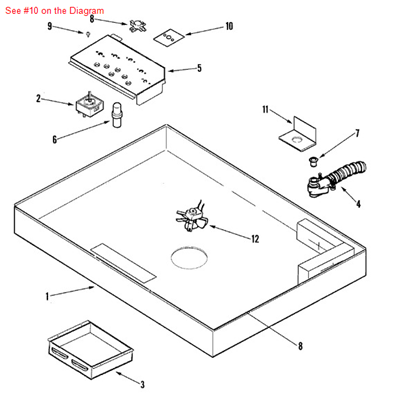 Picture of Whirlpool GASKET- IN - Part# 71002569