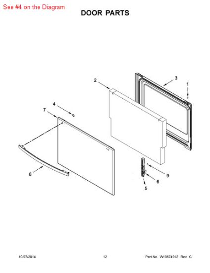 Picture of Whirlpool P1-NUT - Part# 98004650