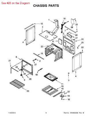 Picture of Whirlpool SCREW - Part# 98008545