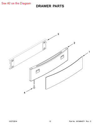 Picture of Whirlpool PANEL - Part# 2416F086-70